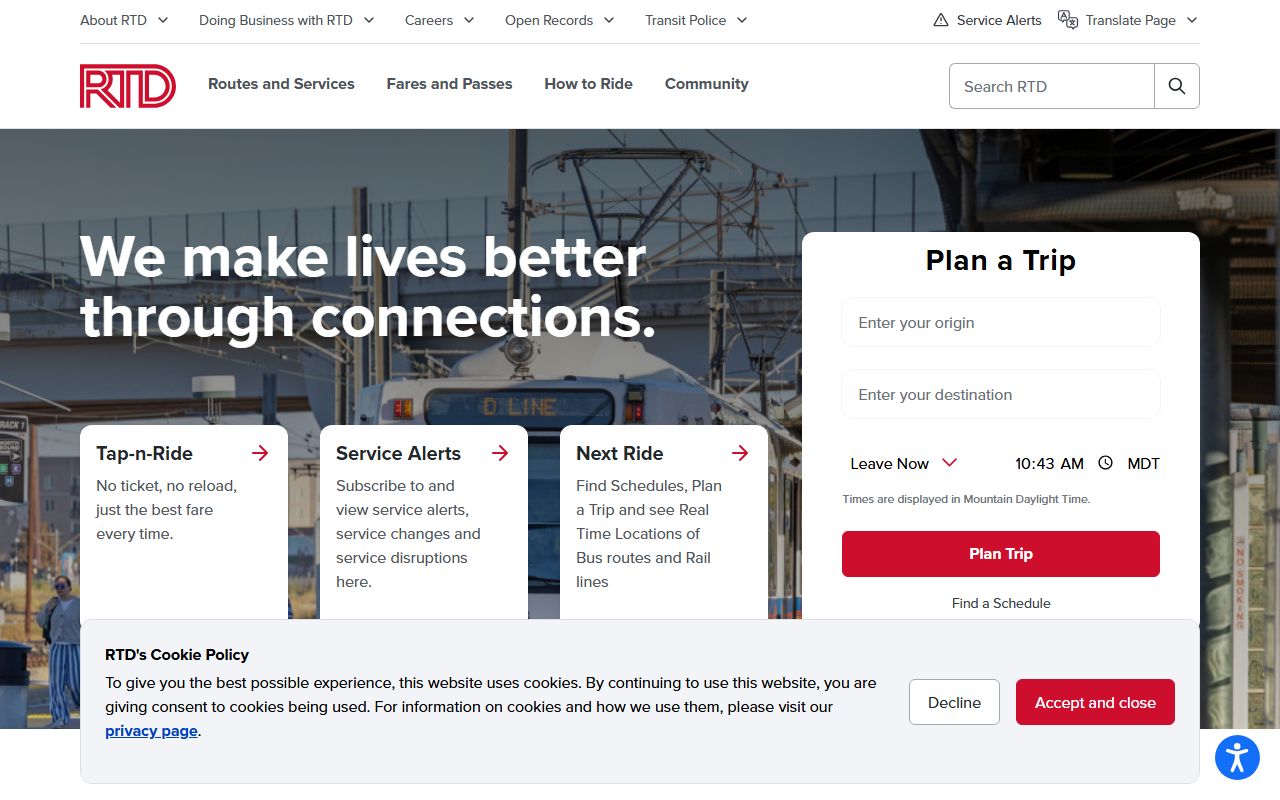 RTD Denver transit planning for Jefferson County District Court access